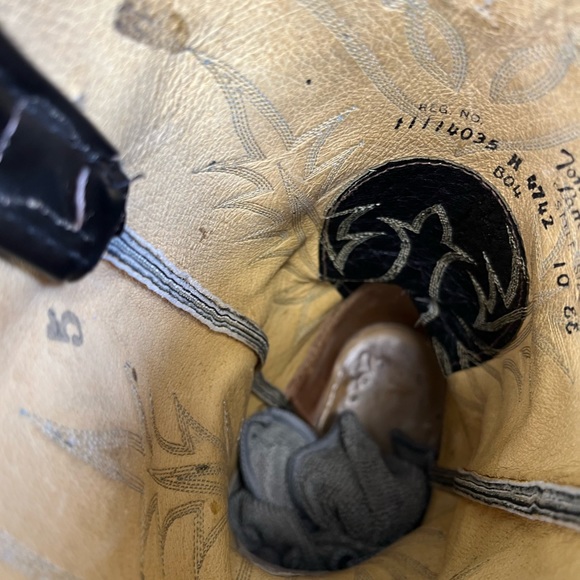 Tony Lama Stallion Americana Western Boot 10 EE - Picture 7 of 16